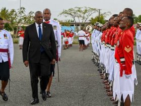 In Fiji, defense diplomacy and rain-soaked rugby