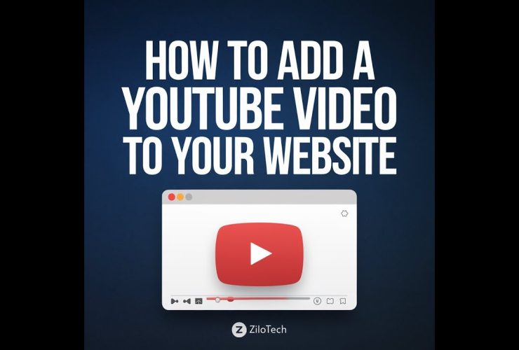 How to add YouTube Video to your website