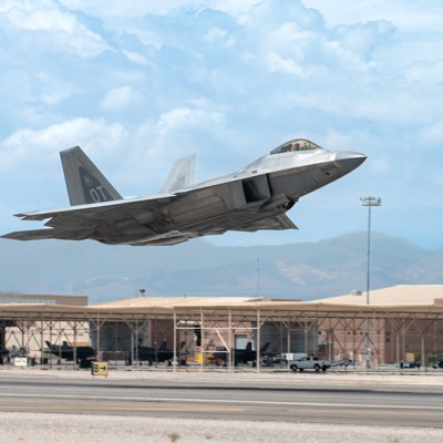 The pilot of an F-22 just controlled a drone wingman in flight