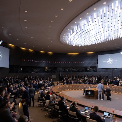 NATO retains ‘open-door policy’ despite US opposition to a ‘perpetually expanding alliance’ NATO retains ‘open-door policy’ despite US opposition to a ‘perpetually expanding alliance’