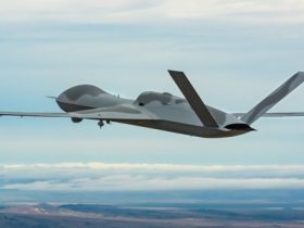 An MQ-20 drone just teamed up with an F-22 for mock combat missions An MQ-20 drone just teamed up with an F-22 for mock combat missions