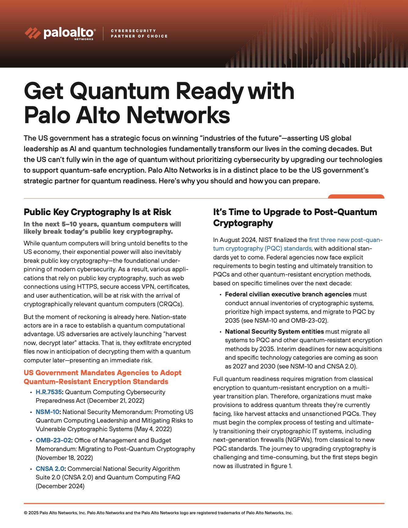 Get Quantum Ready with Palo Alto Networks