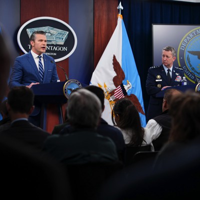 Hegseth declares ‘decisive military victory’ in Iran, says U.S. is ‘hanging around’ to enforce ceasefire