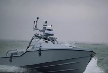 In apparent first, Navy drone boat rescues helicopter crew downed at sea
