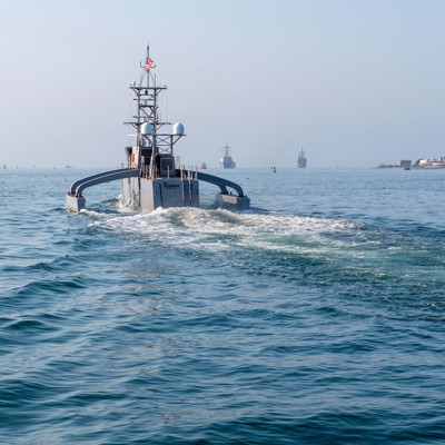 Navy teases next step in key drone boat program Navy teases next step in key drone boat program