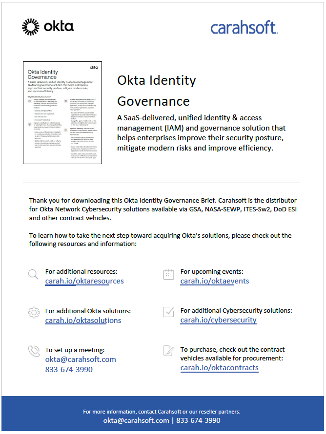 Okta Identity Governance